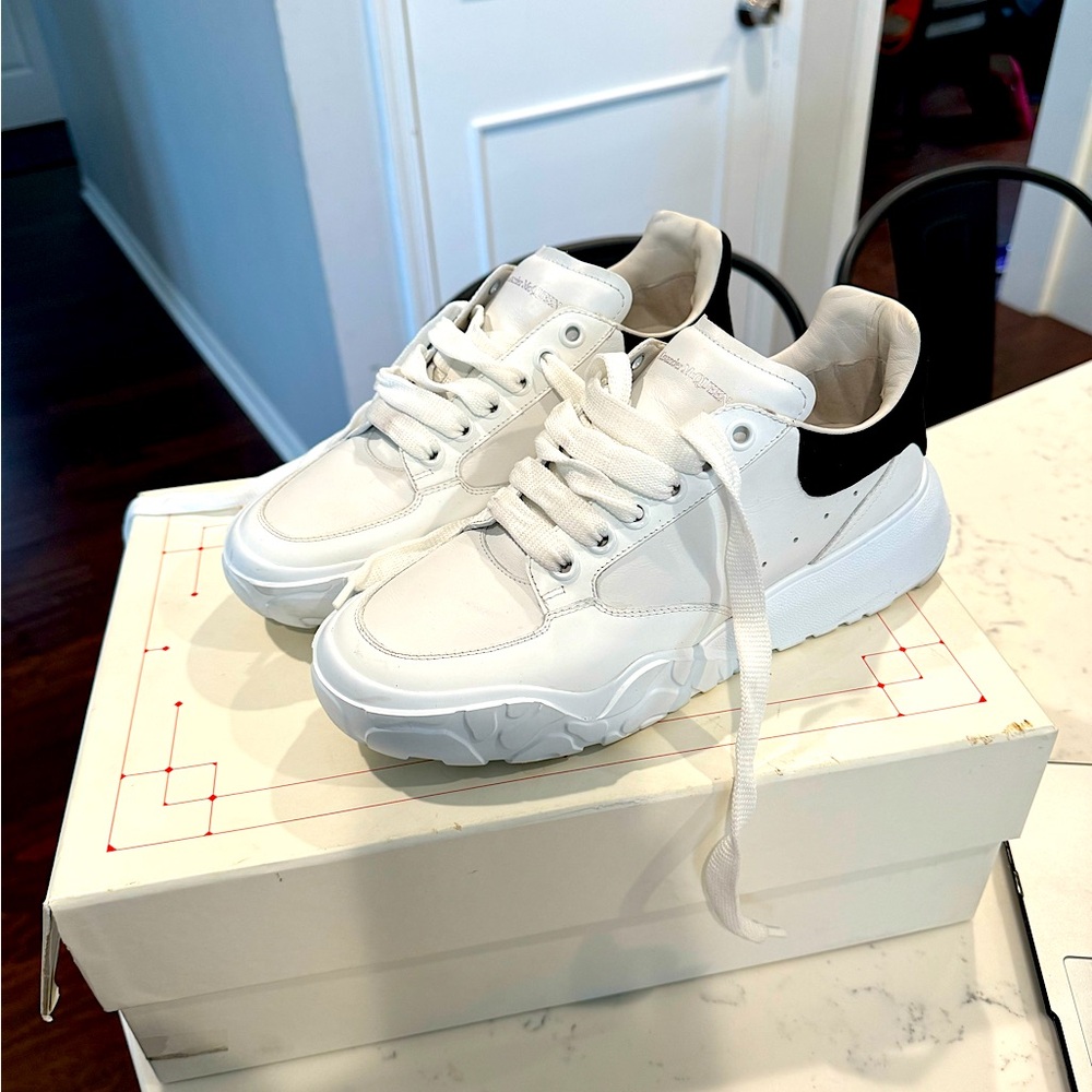 Alexander McQueen Court Sneakers, size 39.5 (US size 9)